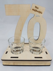LESENO STOJALO ZA ŽGANJE 70