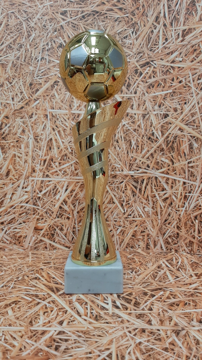 POKAL NOGOMET ŽOGA ZLAT