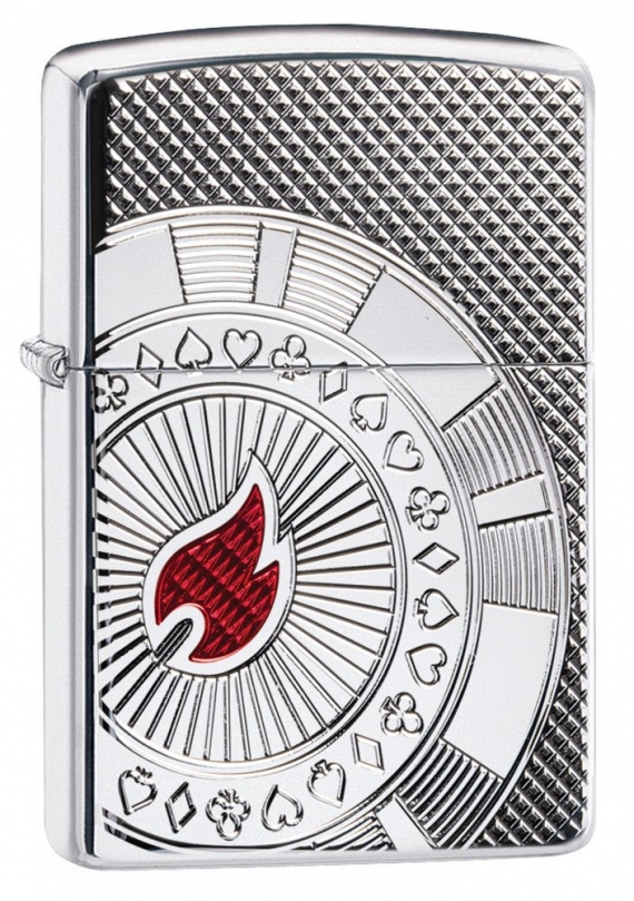 ZIPPO VŽIGALNIK ŽETON ZA POKER