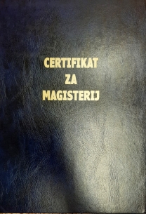 CERTIFIKAT MAGISTERIJ ON