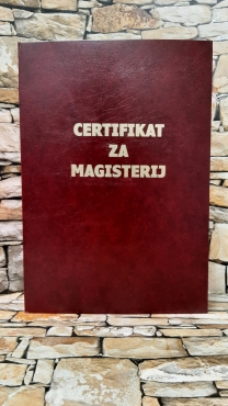 CERTIFIKAT MAGISTERIJ ONA