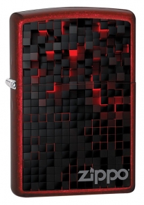 ZIPPO VŽIGALNIK RED CUBES DESIGN