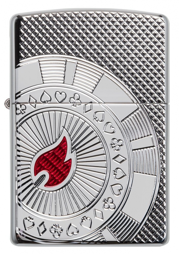 ZIPPO VŽIGALNIK ŽETON ZA POKER